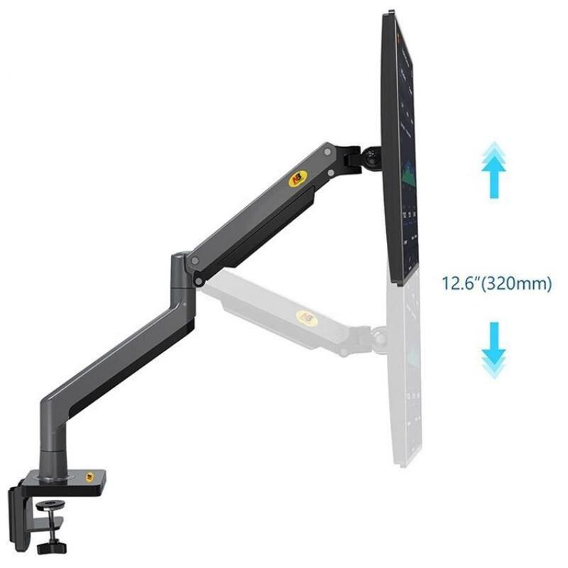 Adjustable Aluminum Monitor Holder - Rotatable 22-40 Inches 6