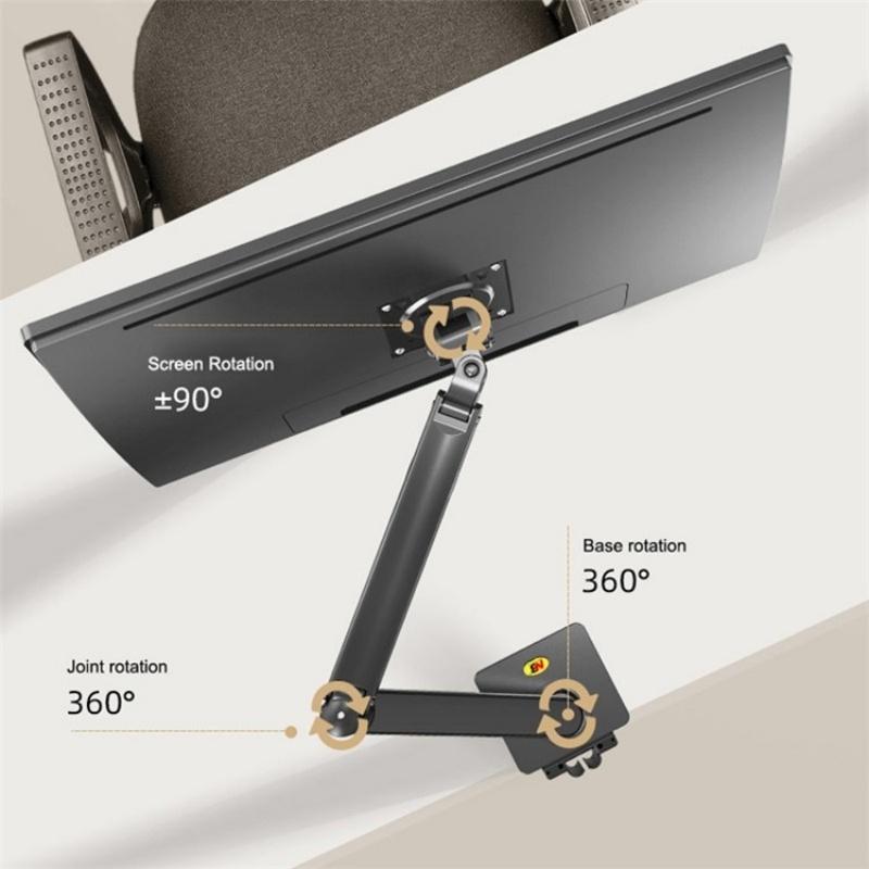 Adjustable Aluminum Monitor Holder - Rotatable 22-40 Inches 8