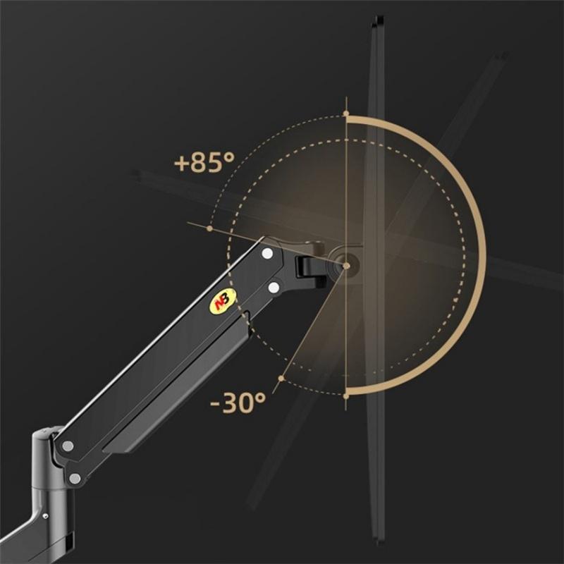 Adjustable Aluminum Monitor Holder - Rotatable 22-40 Inches 9