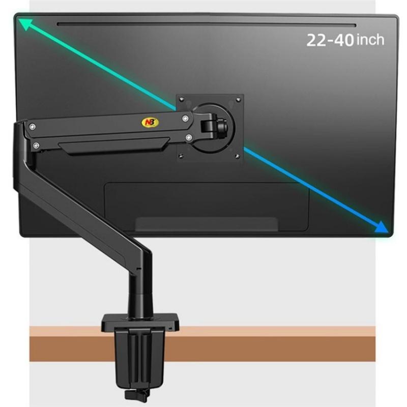 Adjustable Aluminum Monitor Holder - Rotatable 22-40 Inches 11