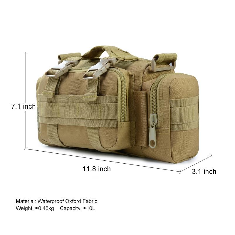 10L Outdoor Sports Waist Bag Multifunction Messenger Bag 4