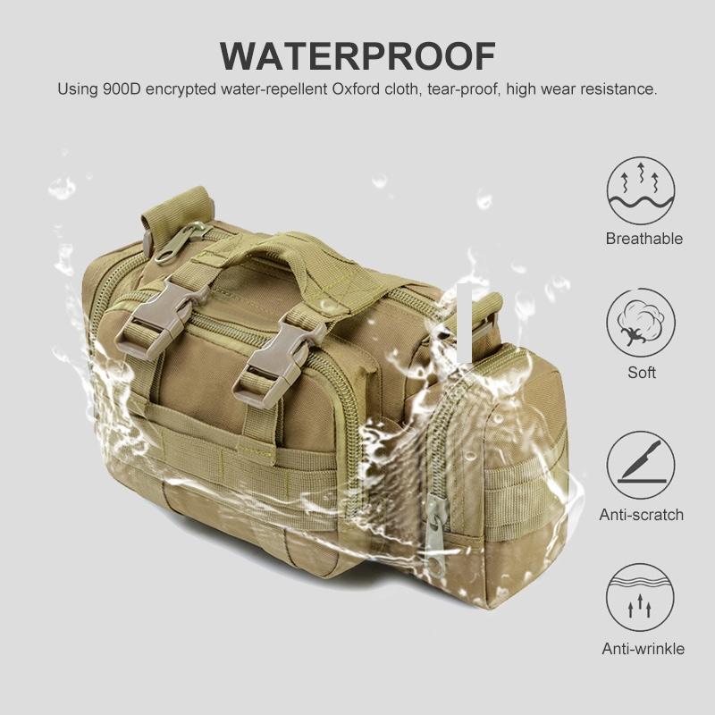 10L Outdoor Sports Waist Bag Multifunction Messenger Bag 5