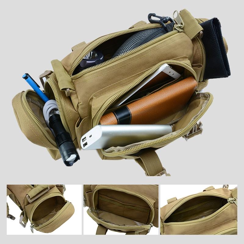 10L Outdoor Sports Waist Bag Multifunction Messenger Bag 6