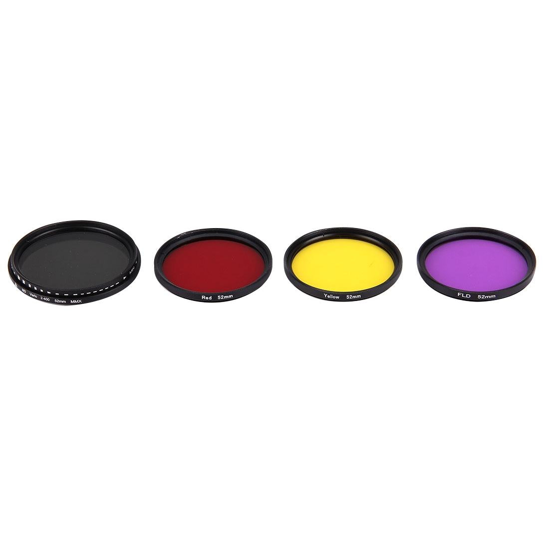 Professional 52mm 4-in-1 Lens Filter for Gopro Hero 3