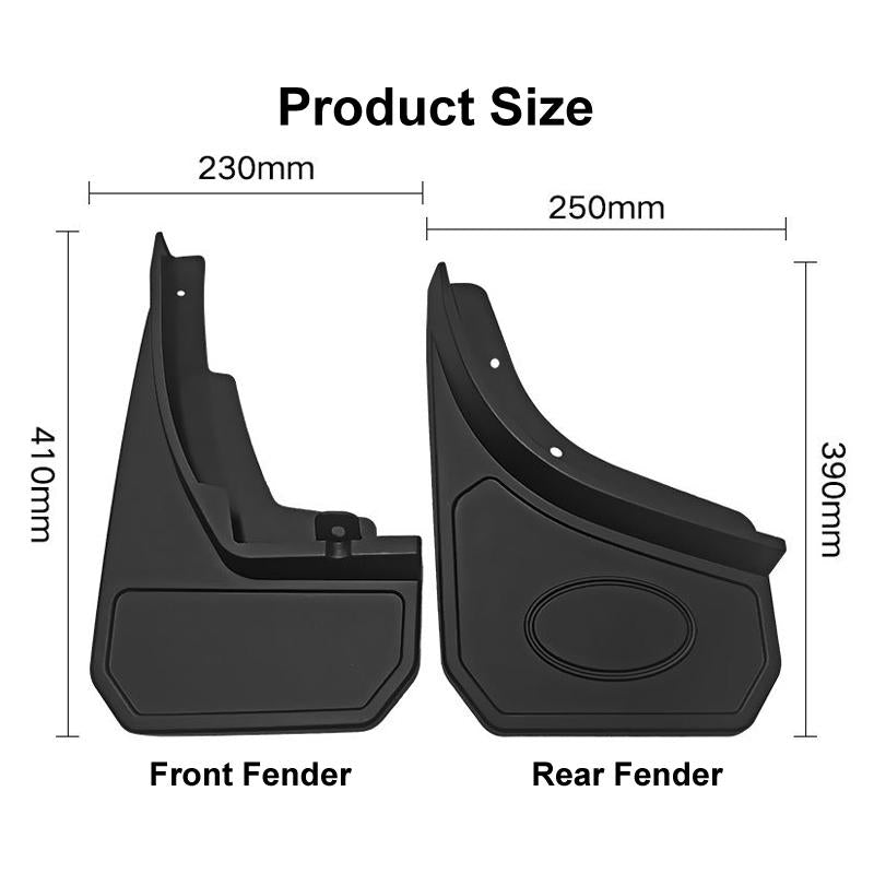 For Landrover Defender 2020-2022 4Pcs / Set Car Auto Soft Plastic Splash Flaps Fender Guard 4