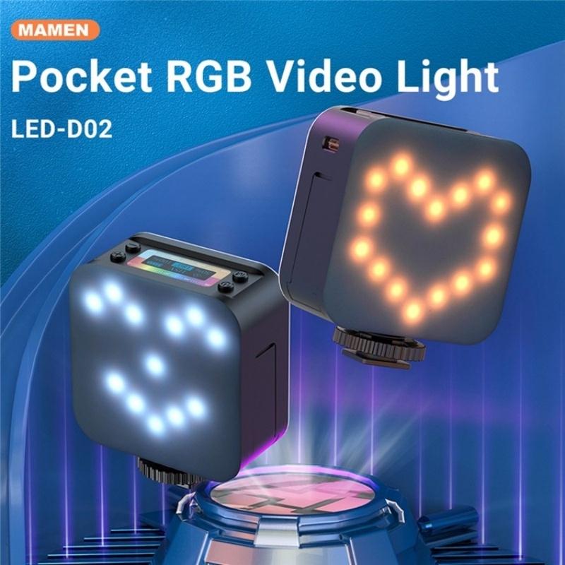 Mini Rgb Video Lamp with Magnetic Adsorption for Live Broadcast 5