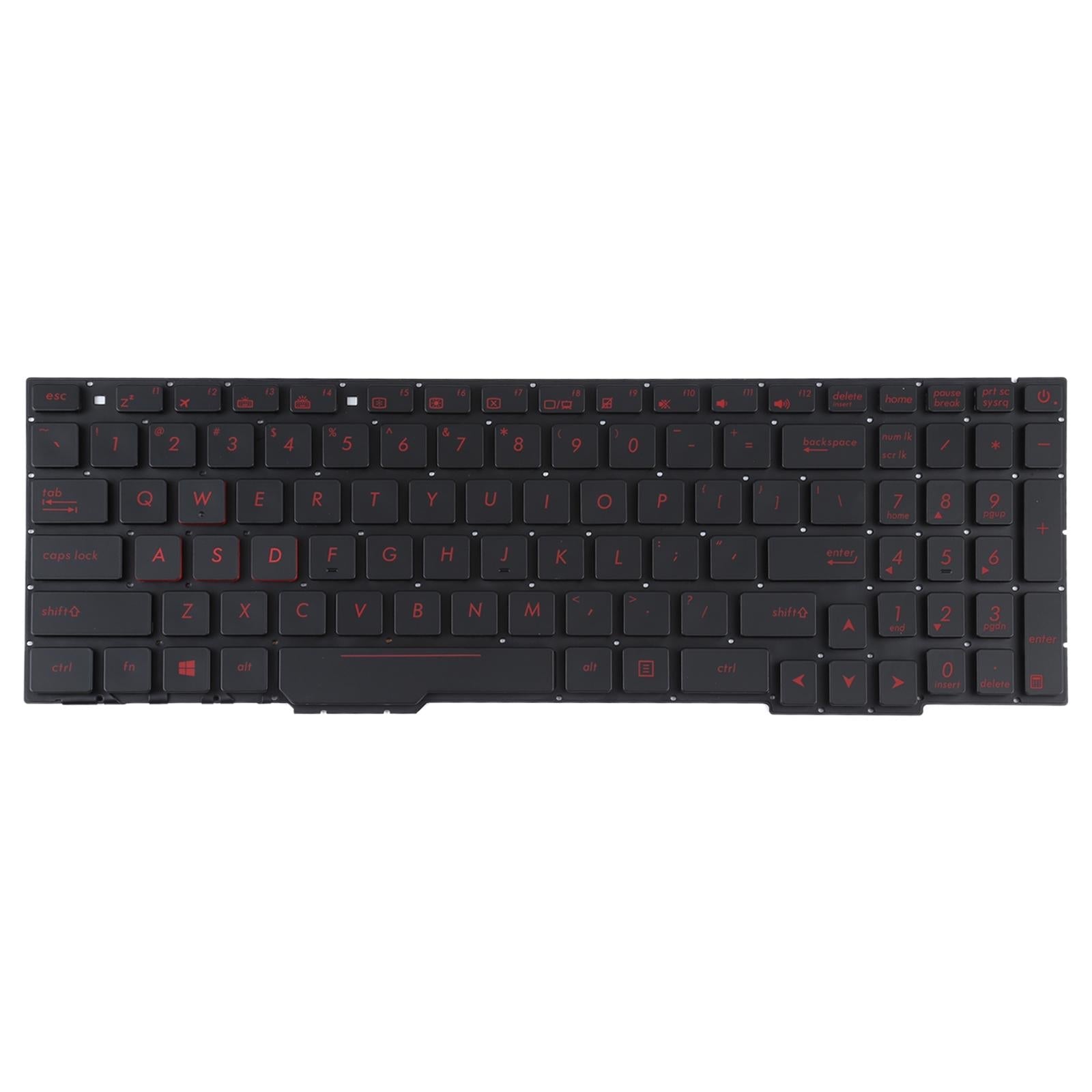 Us Version Backlit Keyboard for Asus Gl553vw / Zx53v / Fx53vd / Zx553 / Fx753 / Gl753 3