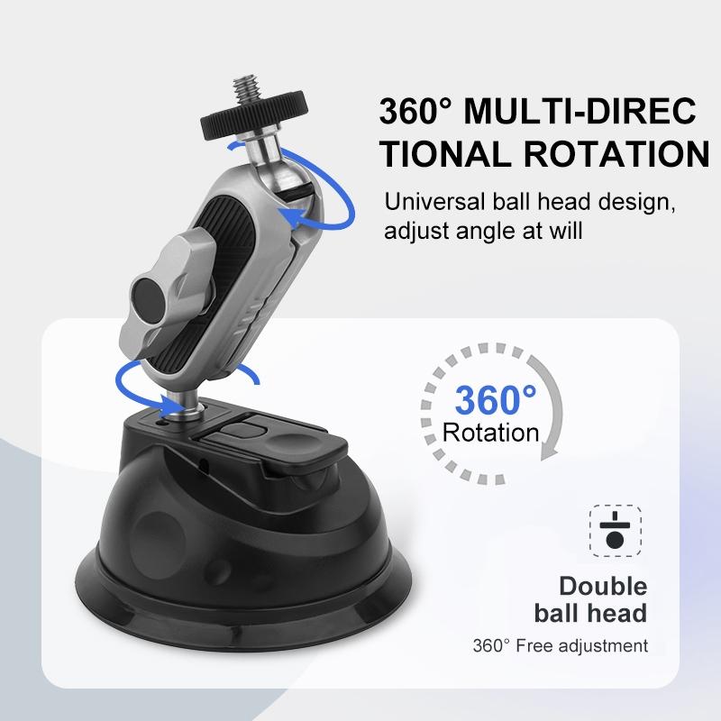 Universal Car Phone Mount with Suction Cup Arm 4