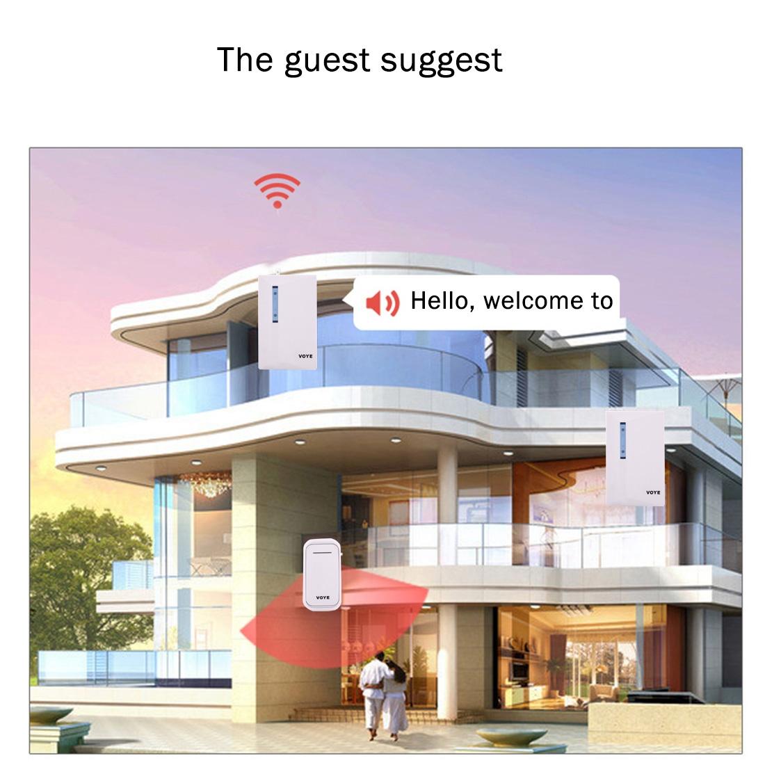 120M Range Smart Wireless Doorbell With Dual Receiver 5
