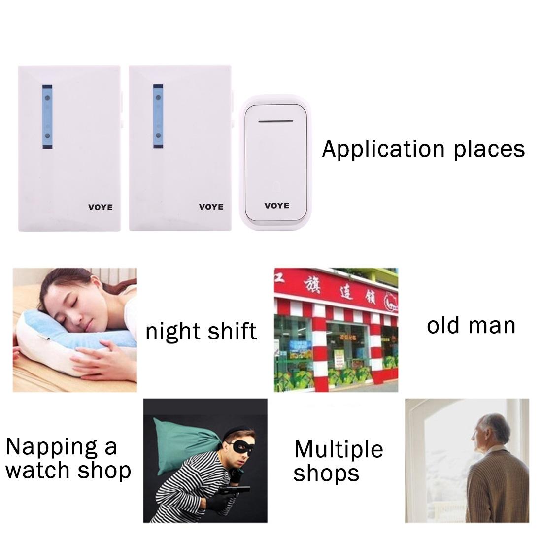 120M Range Smart Wireless Doorbell With Dual Receiver 6