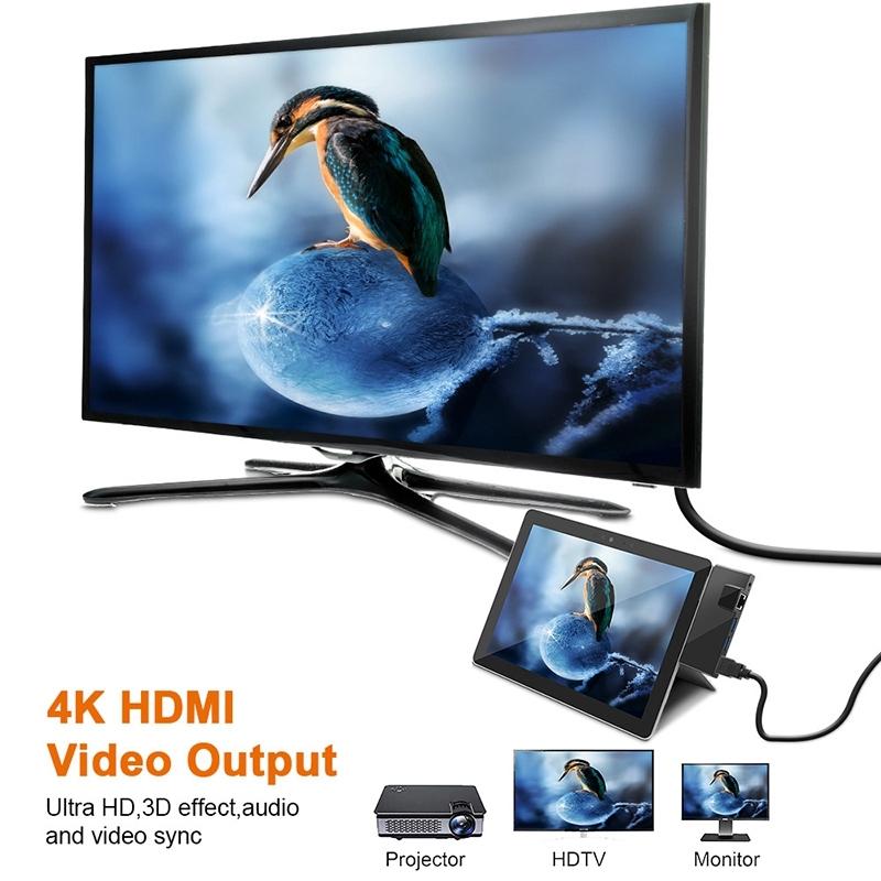 Type-C To Usb3.0 / Hdmi / Rj45 Hub For Surface Pro Go 6