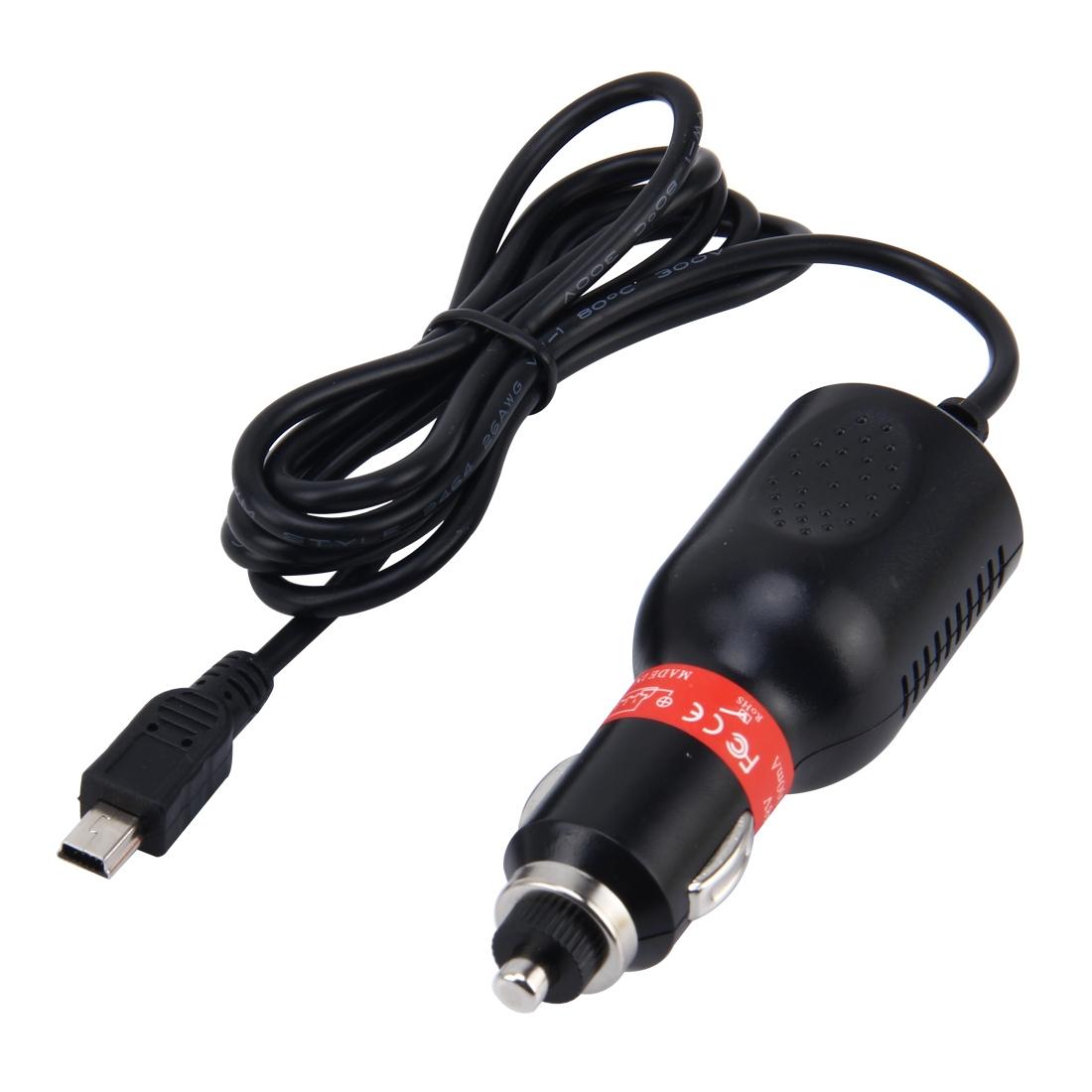 Universal Car Charger for Dvr Camera Gps - 10v to 48v Input 5v 2a Output 3