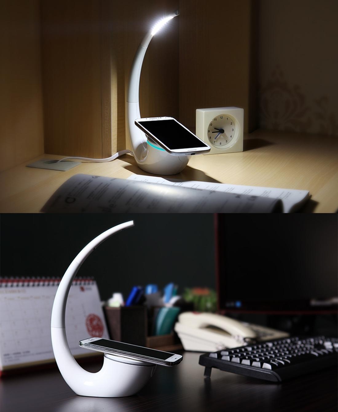 2 In 1 Wireless Charger & Led Light With Usb Port 6