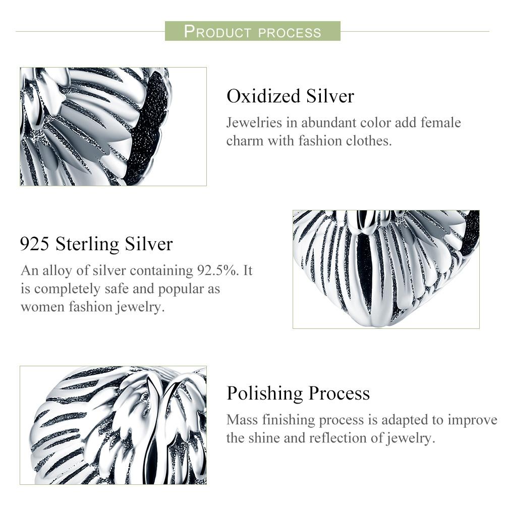 925 Sterling Silver Stunning Oxidized Oil Drop Beads For Diy Bracelets 5
