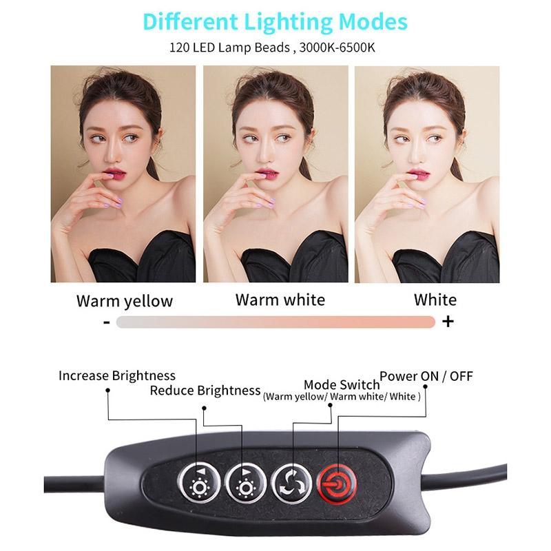 Portable Usb Led Fill Light - 10 Brightness Levels 3000-6500k 5