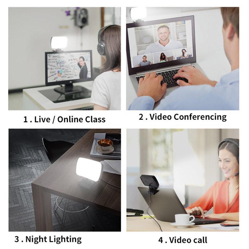 Portable Usb Led Fill Light - 10 Brightness Levels 3000-6500k 7