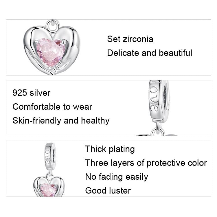 925 Sterling Silver Diy Pendant Beading Kit 3