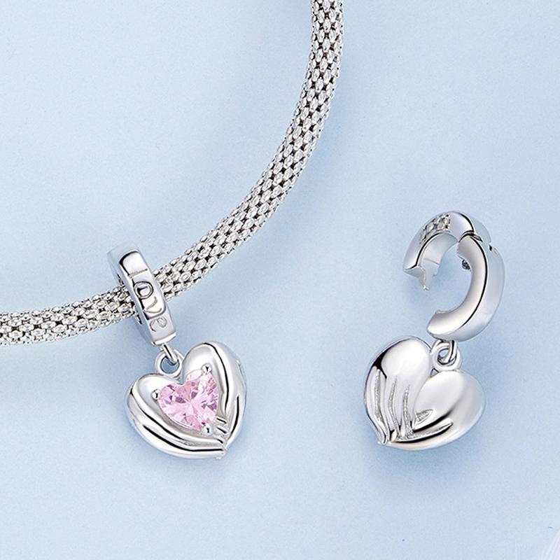925 Sterling Silver Diy Pendant Beading Kit 4