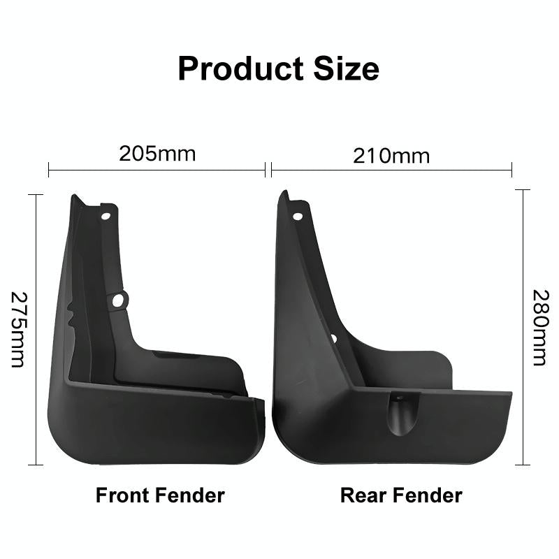 For Kia Ev6 2023 4Pcs / Set Car Auto Soft Plastic Splash Flaps Fender Guard 4