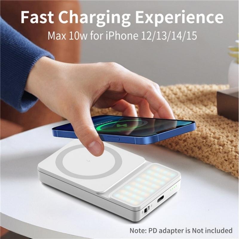 V17 Live Broadcast Magnetic Phone Photography Lamp with Rgb Led Fill Light 10