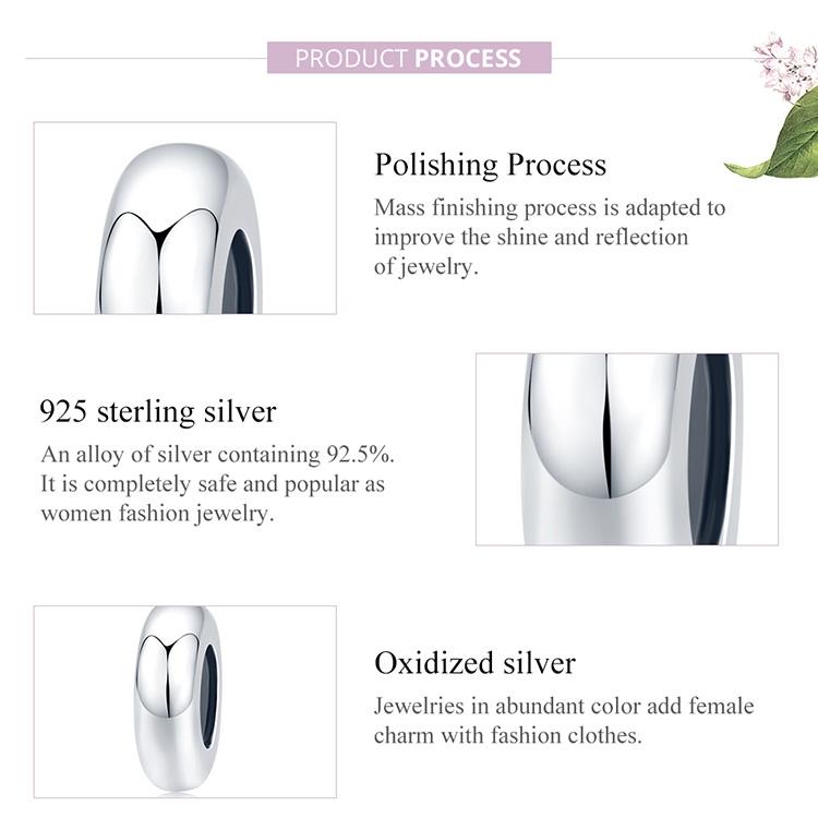 925 Sterling Silver Diy Beaded Bracelet Accessories 7