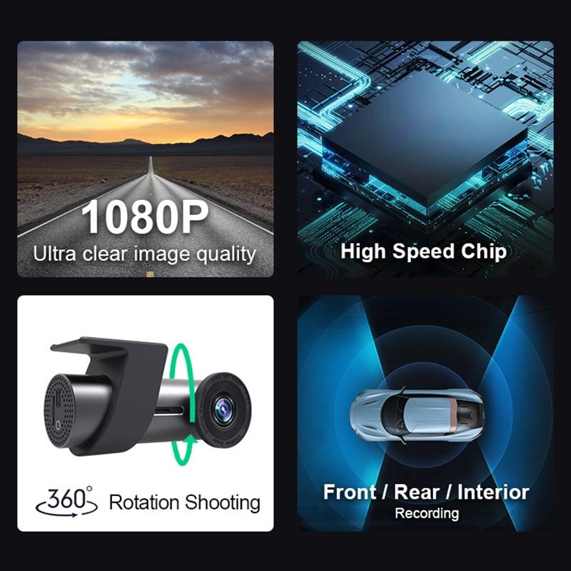 360 Degree Dual Camera Car Wifi Driving Recorder 8
