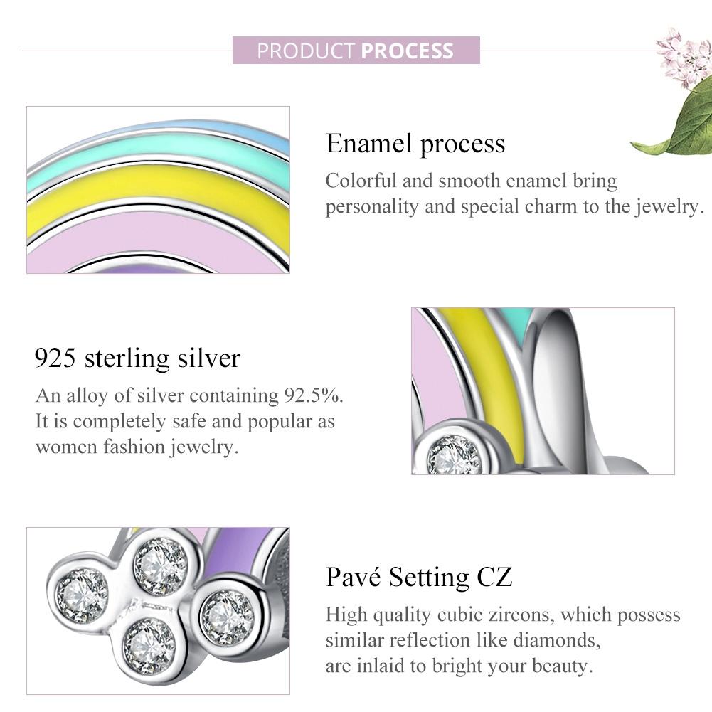 925 Sterling Silver Colorful Diy Jewelry Accessories In 5