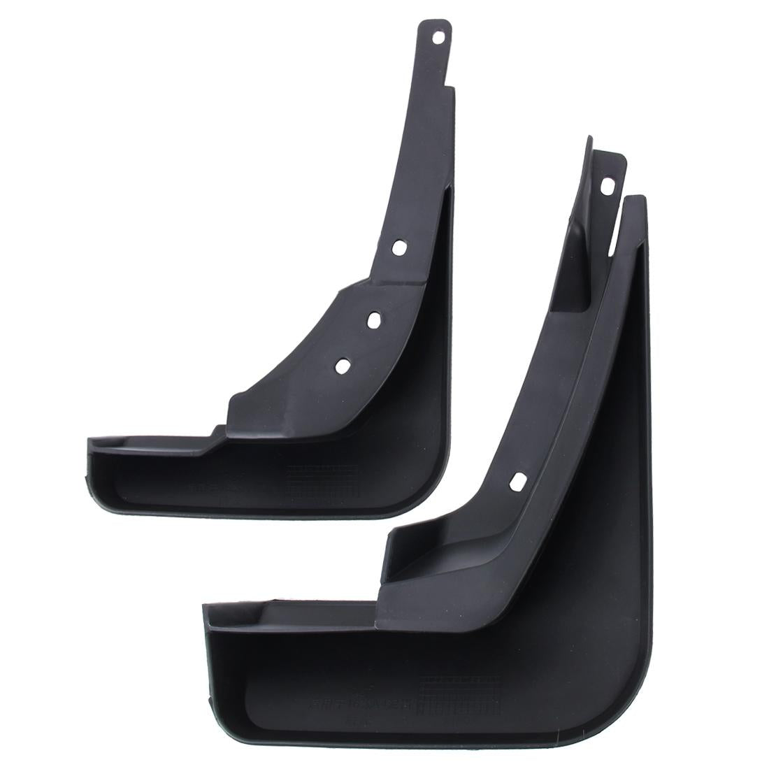 4 Pcs Car Auto Semi-Rigid Pvc Splash Flaps Fender Guard For Audi A4L 2016 Version 6