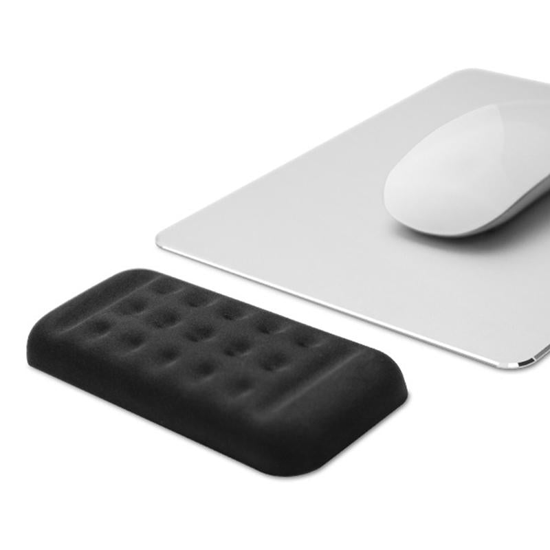 Memory Foam Wrist Rest & Mouse Pad Single Hand Black 3