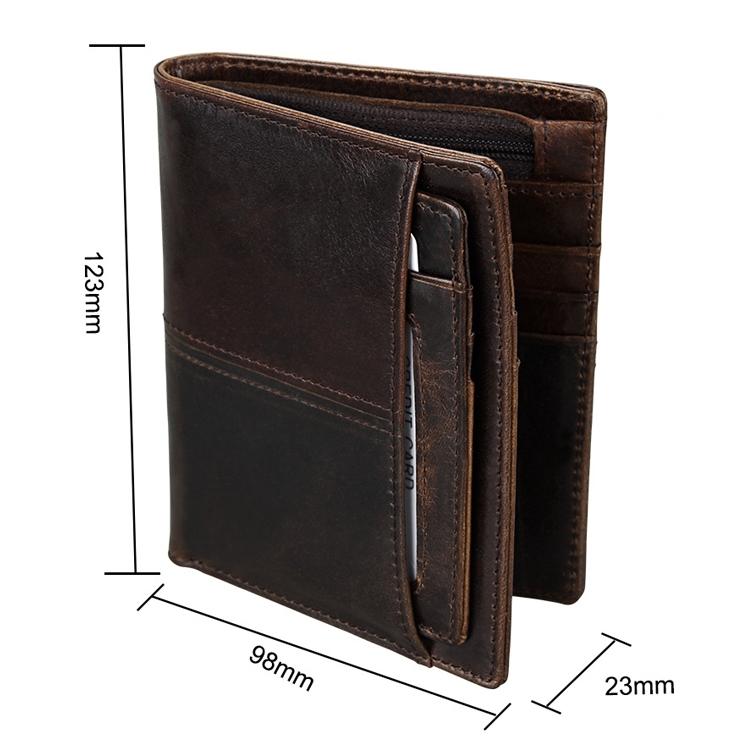 Detachable Card Holder Leather Wallet for Men - Antimagnetic Rfid 3