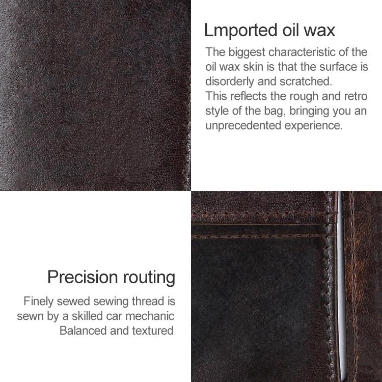 Detachable Card Holder Leather Wallet for Men - Antimagnetic Rfid 11