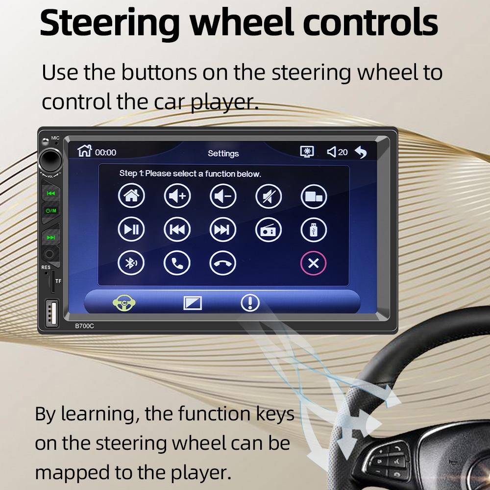 7 Inch Hd Car Mp5 Player With Wired Carplay Fm Bluetooth & Tf Card 5