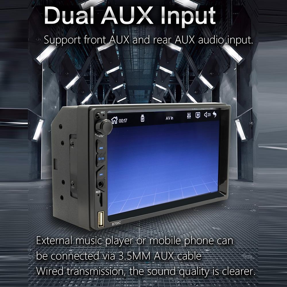 7 Inch Hd Car Mp5 Player With Wired Carplay Fm Bluetooth & Tf Card 9