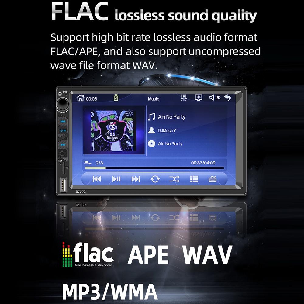 7 Inch Hd Car Mp5 Player With Wired Carplay Fm Bluetooth & Tf Card 10