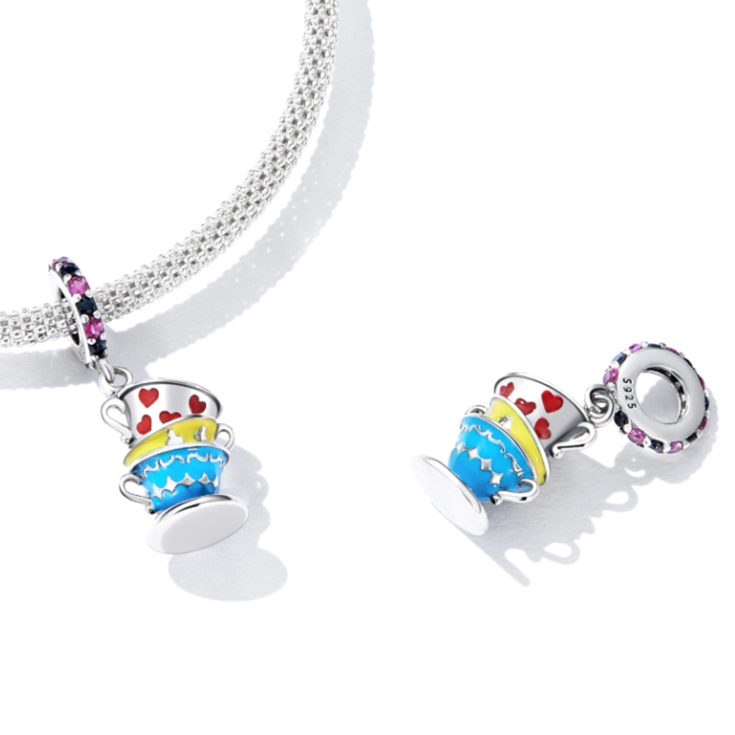 925 Sterling Silver Magic Cup Pendant For Diy Bracelets & Necklaces 6