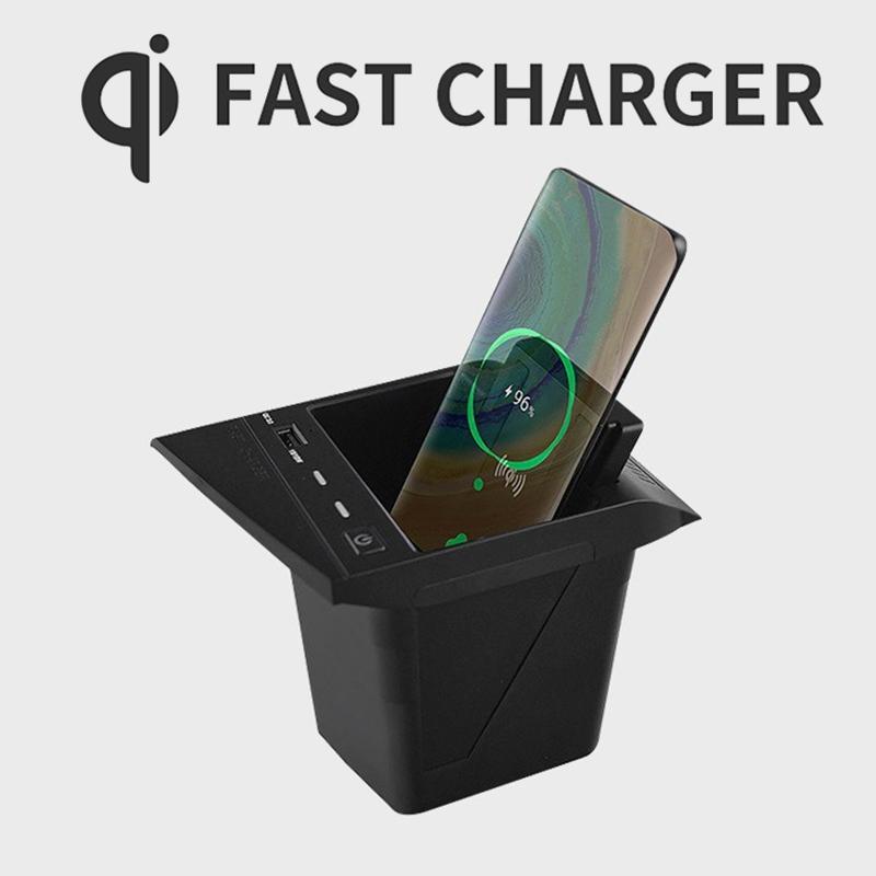 Wireless Charger for Lexus Es 2018-2022 - 10w Qi Standard Quick Charging 4