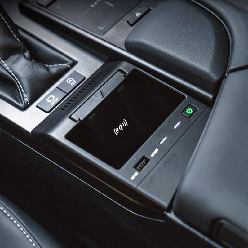 Wireless Charger for Lexus Es 2018-2022 - 10w Qi Standard Quick Charging 7