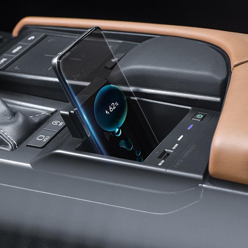 Wireless Charger for Lexus Es 2018-2022 - 10w Qi Standard Quick Charging 8