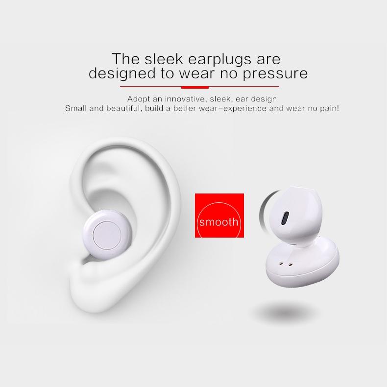 Mini Bluetooth 4.2 In-ear Stereo Earphone with Charging Box - Single Ear 5