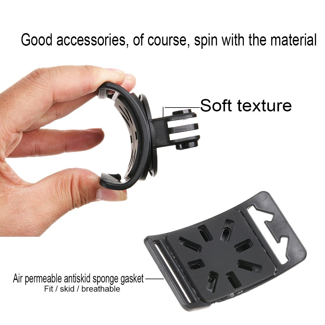 360 Degree Rotation Mount for Gopro Insta360 Dji Action Cameras - 3-in-1 Straps for Hand Wrist Arm Leg 5