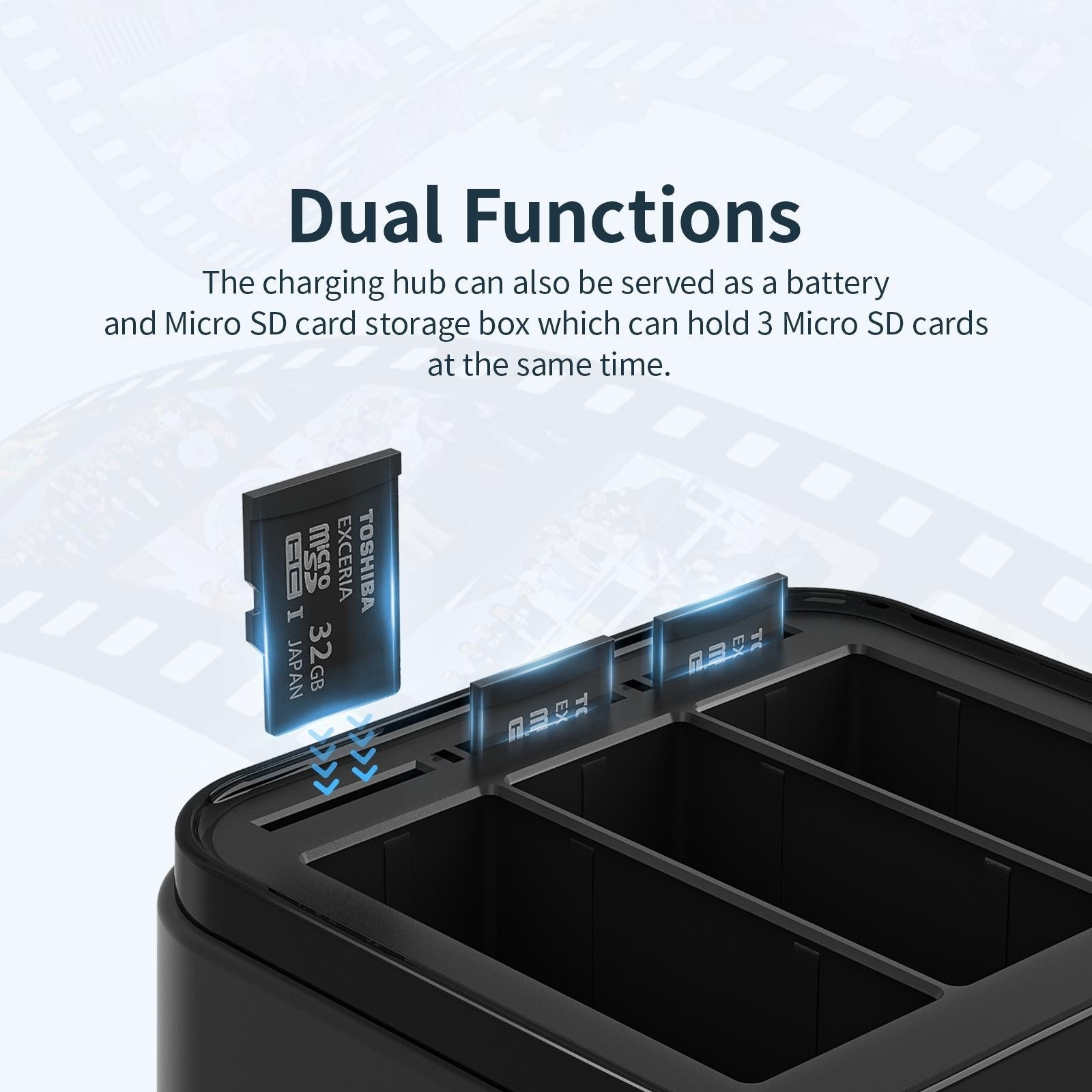Gopro Hero Battery Charger Seat - Amagisn 8