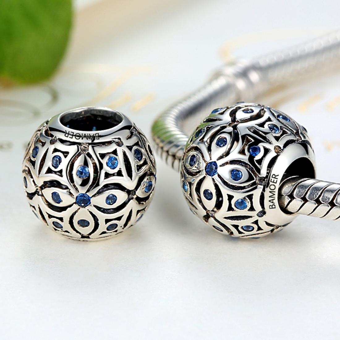 925 Sterling Silver Summer Flower Beaded Bracelet Accessory 4