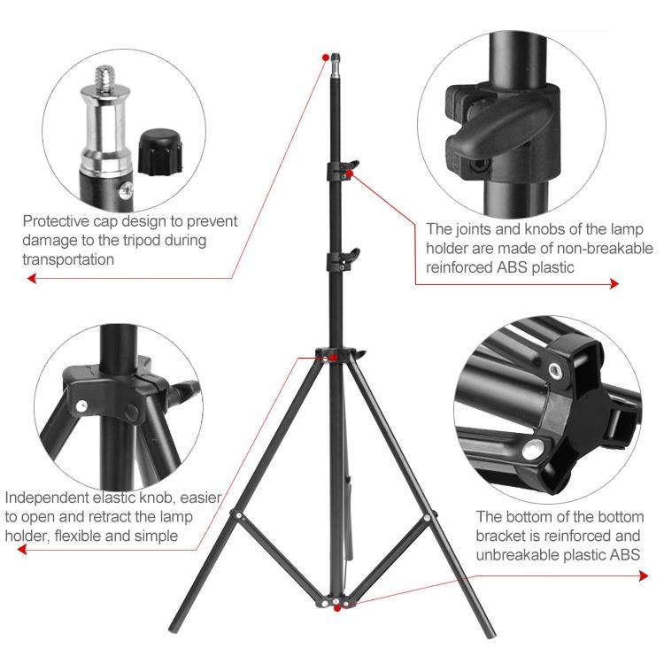 Single Light Softbox Set With Tripod And Arm Jib For Studio Flash 5