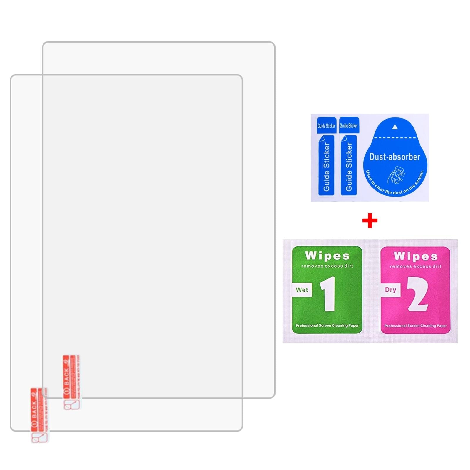 2-pack Tempered Glass Film for Car Navigator Protection - For Xiaomi Su7 9