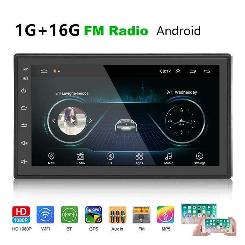 7 Inch Android Navigation Wifi Car Mp5 Player 1 + 32G Gps Bluetooth 2.5D Screen Standard + 4Lights Camera 3