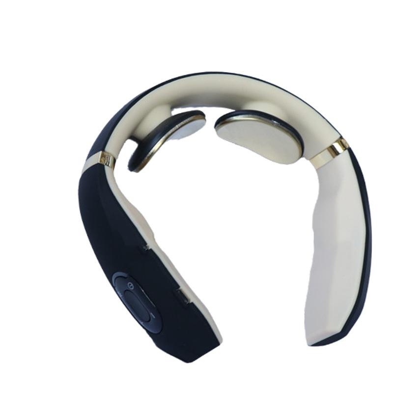 Intelligent Neck Massager Electromagnetic Vibration Black 3