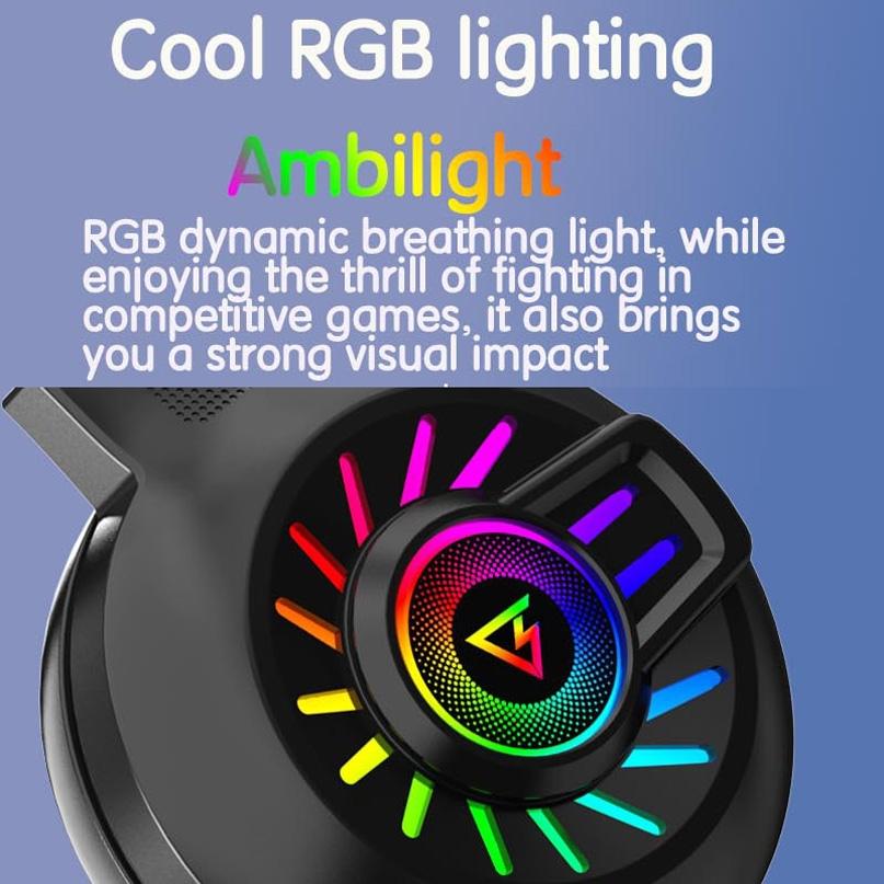 Rgb Wired Gaming Headset With Mic 7.1 Channel Black 3