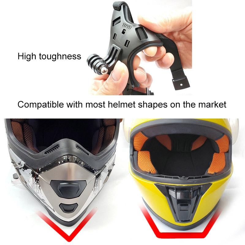 Universal Motorcycle Helmet Mount for Action Camera and Phone 8