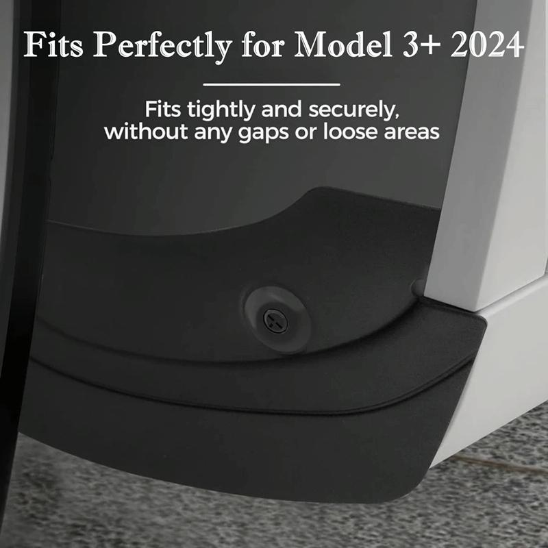 For Tesla Model 3 2024 4Pcs / Set Car Fenders Mud Flap Modification Accessories 5