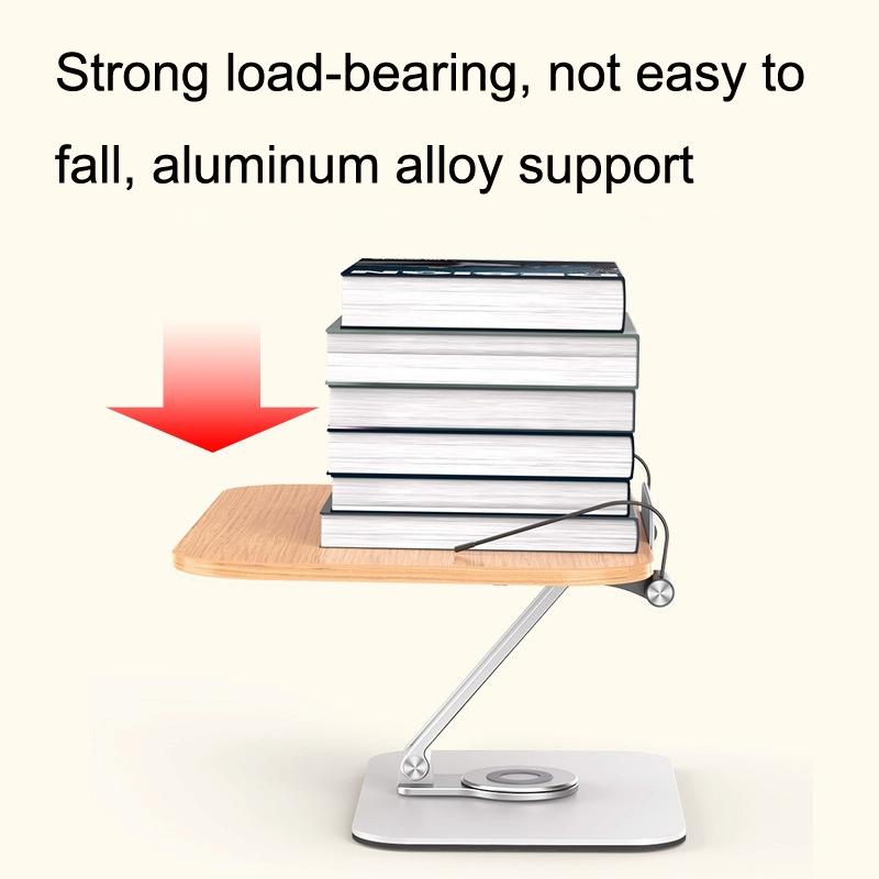 360-degree Rotating Desktop Bookshelf with Tablet Stand 5